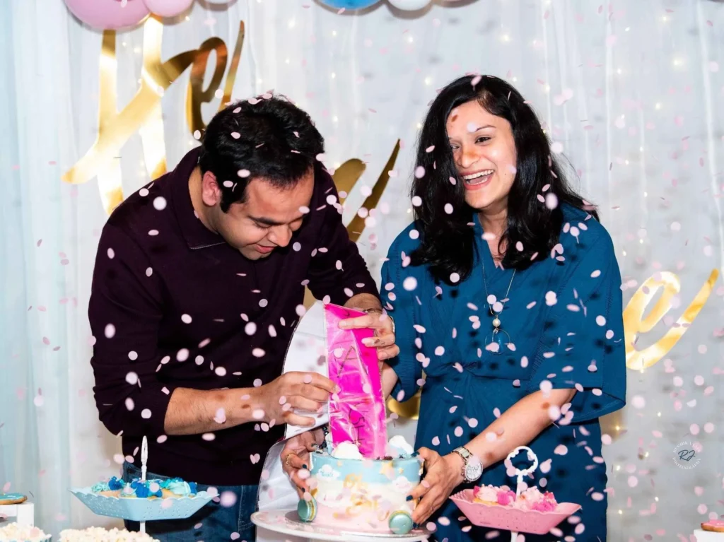 A Photograph of baby shower event