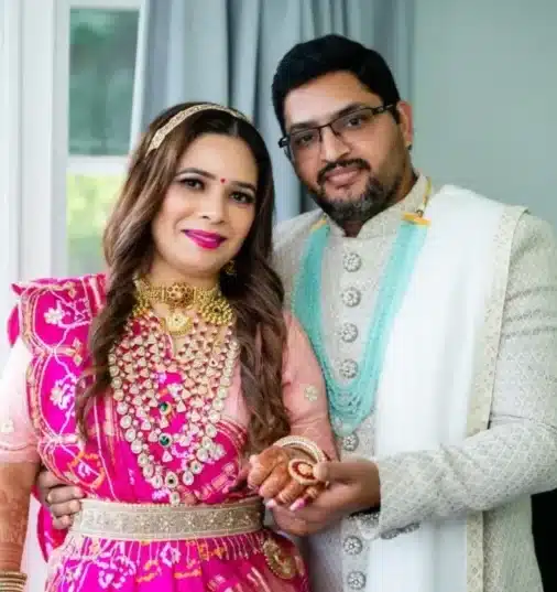 A new married Indian couple
