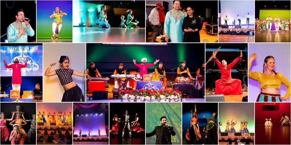 Collage of event photographs by Ruchika Jain Photography.