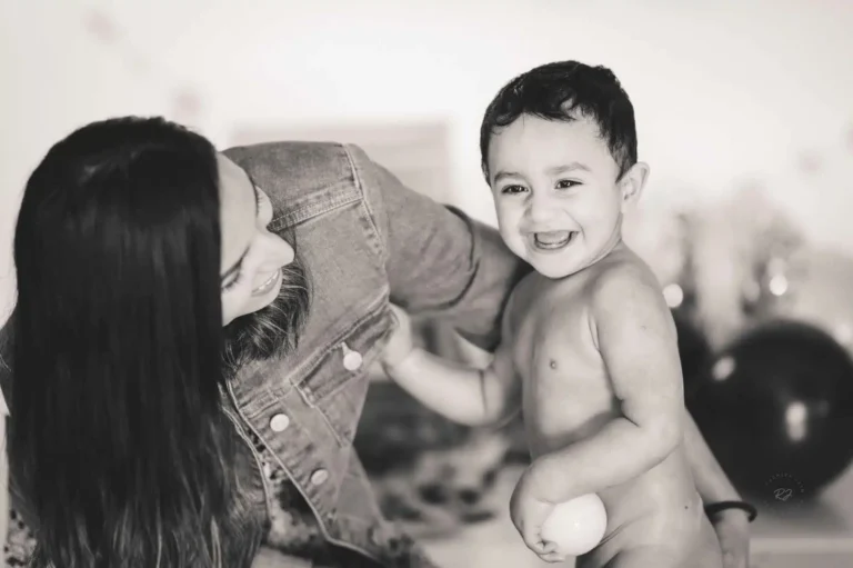 Enchanting cake smash photography portraying the wonder of childhood
