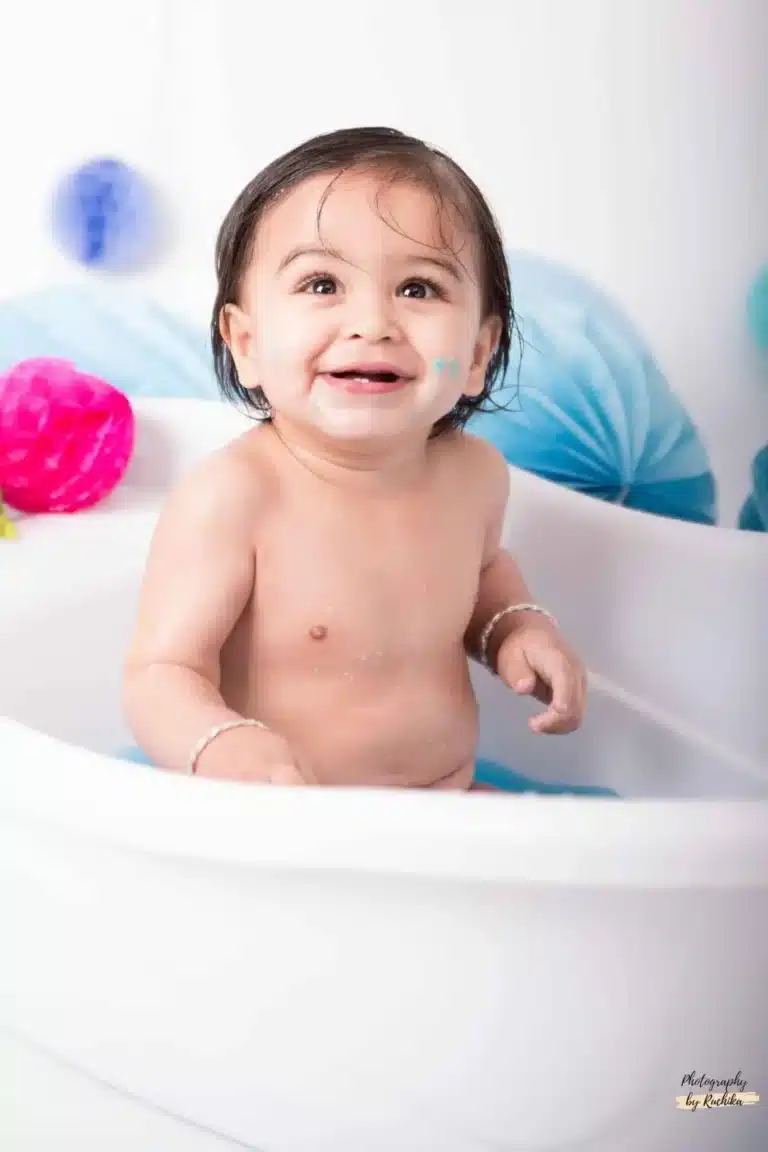 Memorable cake smash moment beautifully photographed