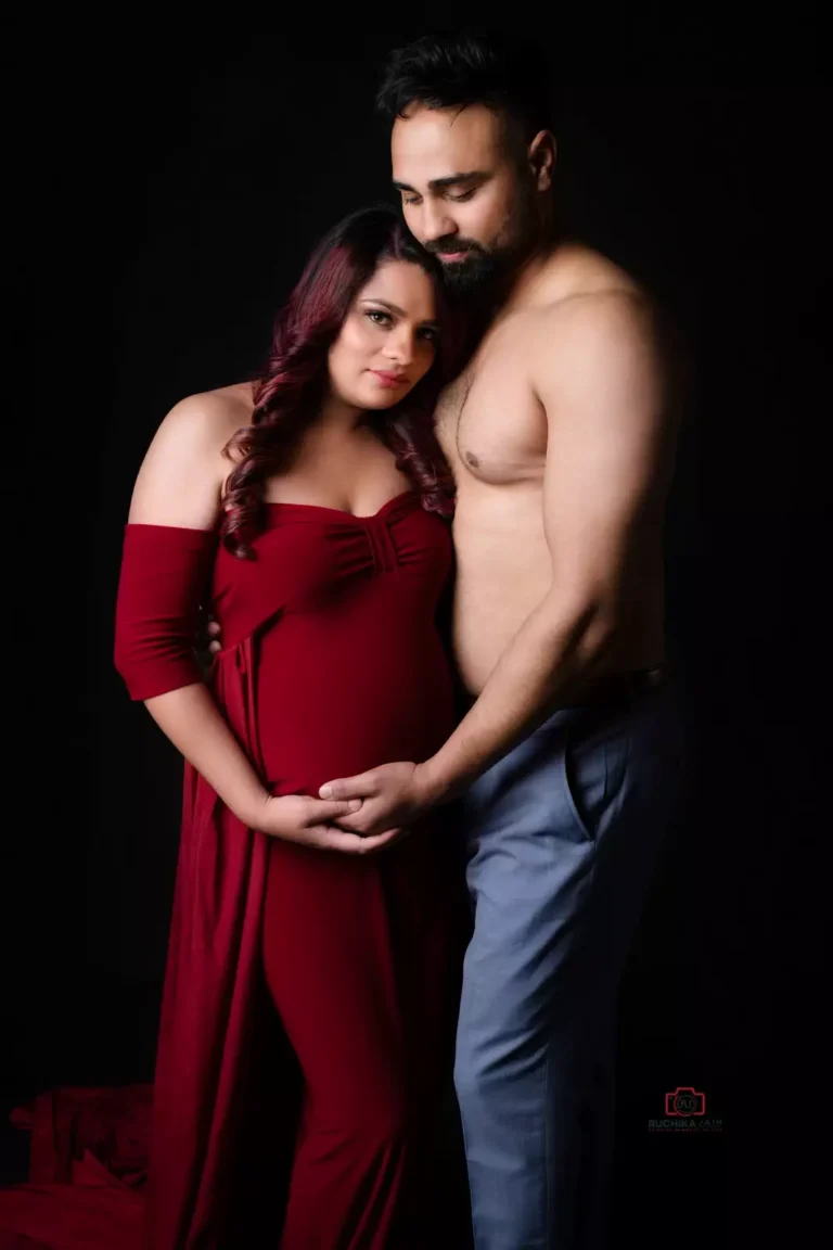 Pregnancy photoshoot showcasing the love between parents-to-be