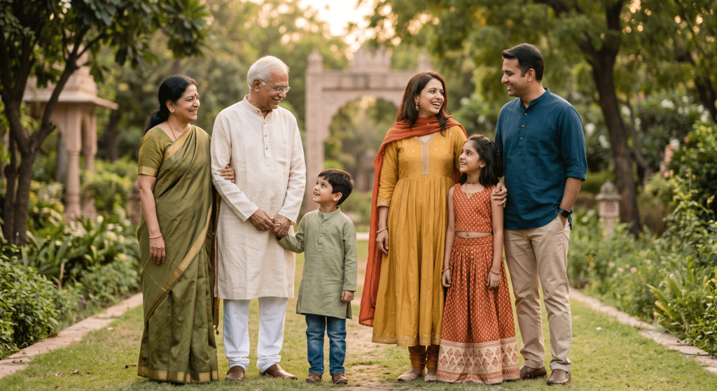 How Many Colours Should a Family Wear