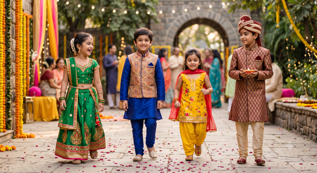 Indian Outfit Ideas for Children