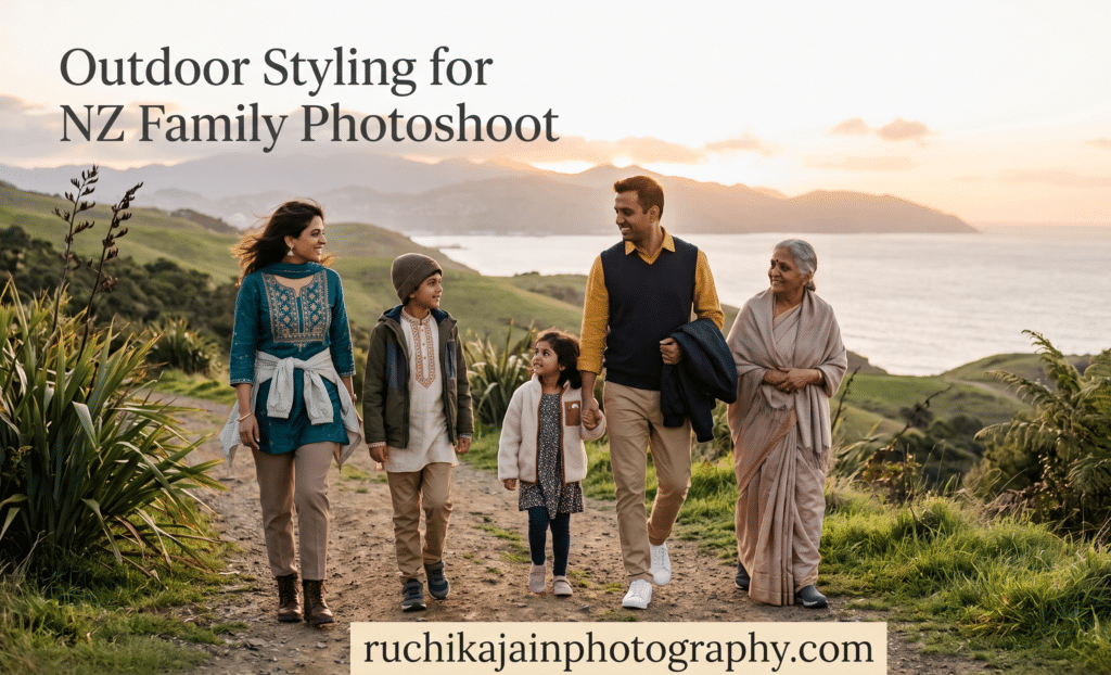 Outdoor Styling for NZ Family Photoshoot