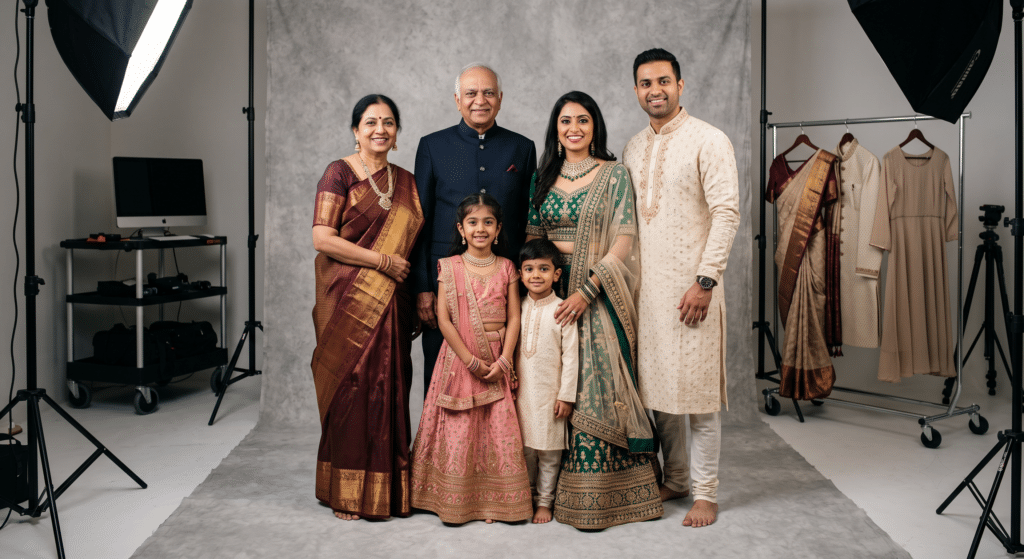 What to Wear for a Studio Family Photoshoot